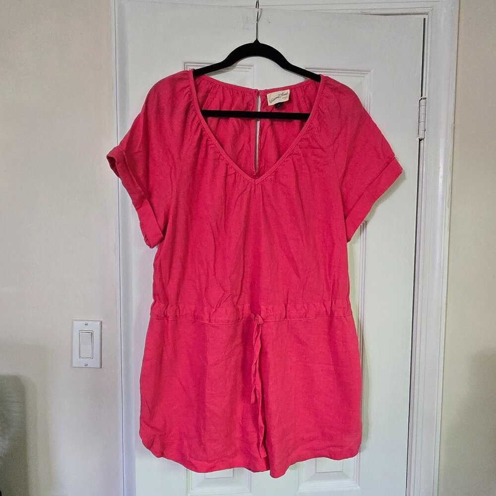 Short Sleeve Romper - Size M